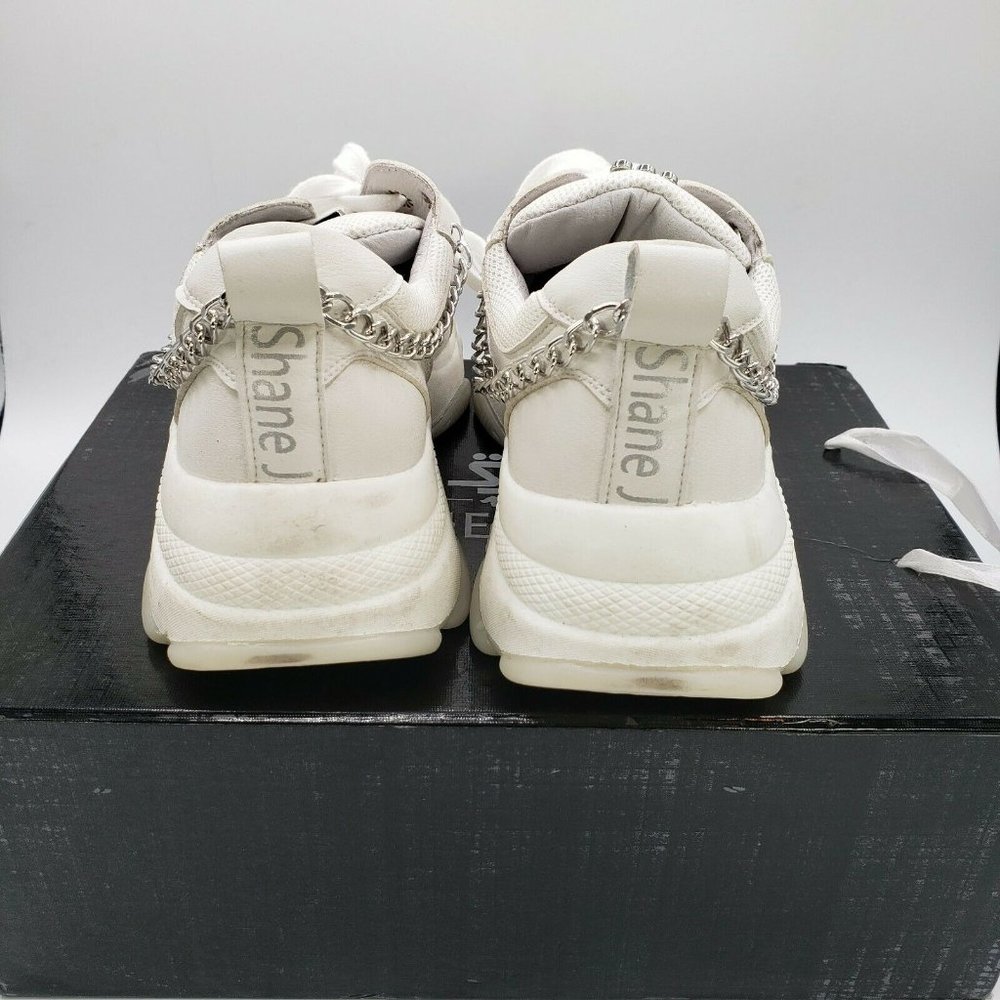 Shane Justin Sneaker Blanco Trainer Size 38/US 6-6.5 womens w Box - Picture 4 of 11